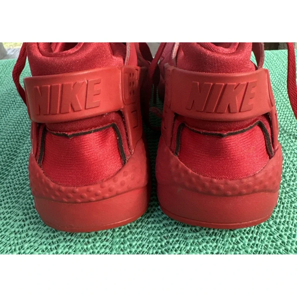 NIKE HUARACHE RUN (GS) UNIVERSITY RED SZ 6.5Y [654275-600]